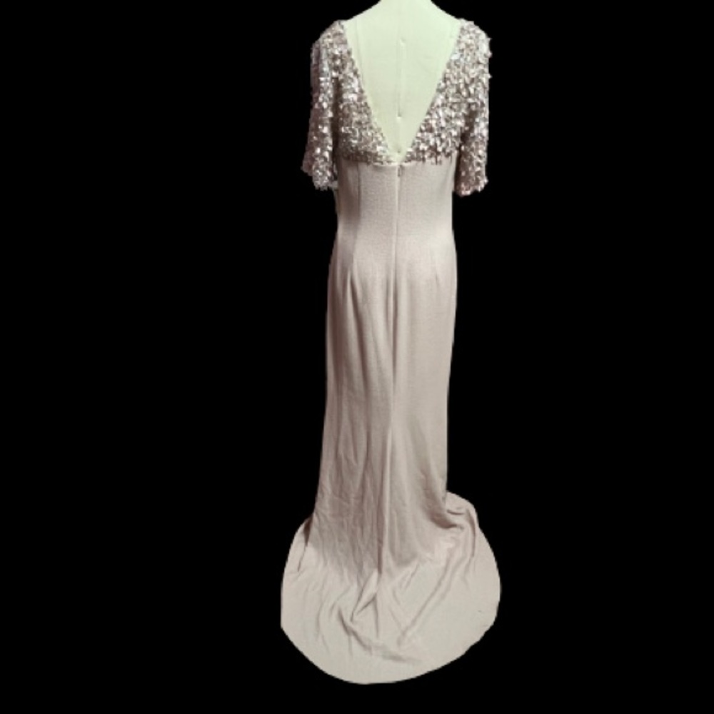 Badgley Mischka Evening Dress (Blush)